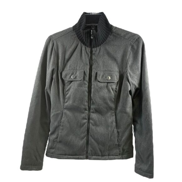 Prana Gray Zip Up Jacket Size XS - Picture 1 of 9